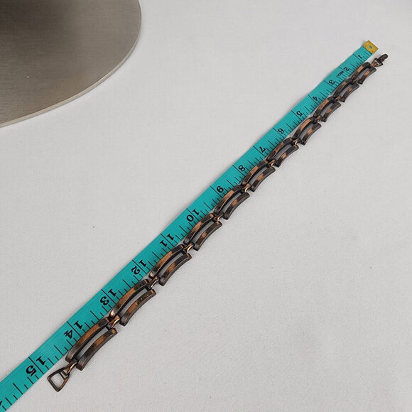 Vintage Copper Link Collar Necklace - Picture 6 of 6